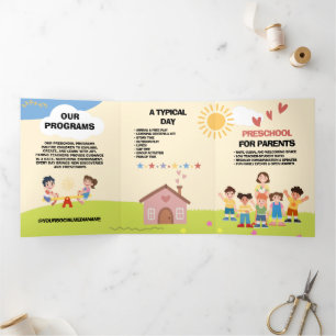 Brochure préscolaire personnalisable