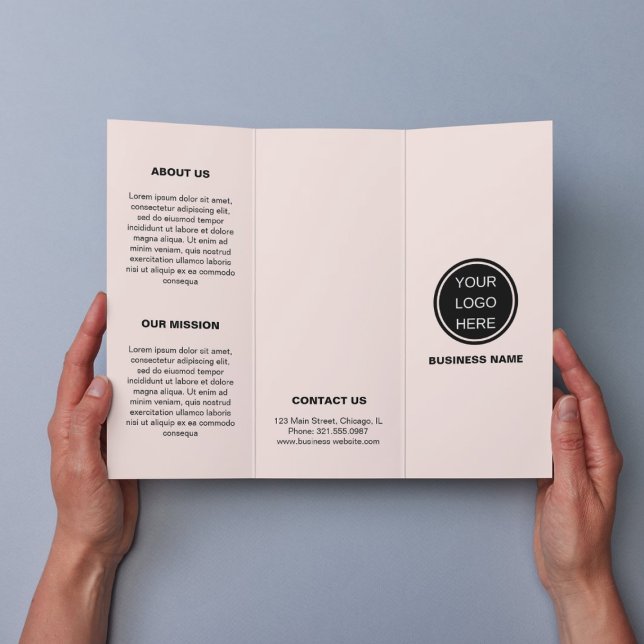 Brochure promotionnelle pour le logo marketing ros (Créateur téléchargé)