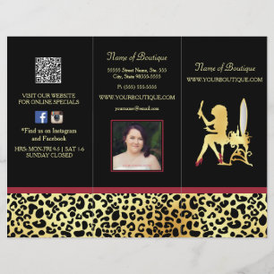 Brochure sur le prix du produit FAUX Gold Leopard