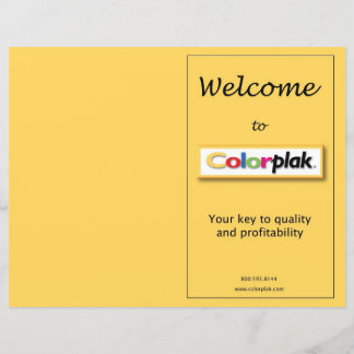 Brochure sur les prix Colorplak