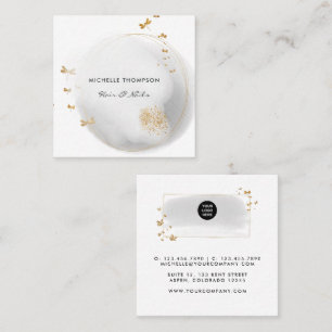 Brochures Doodle Carré Carte de visite