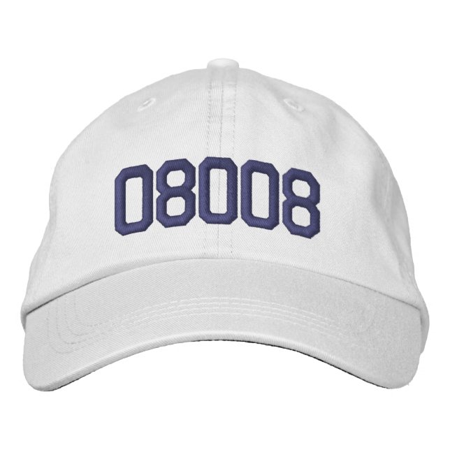 Brodée 08008 Casquette brodé (Devant)