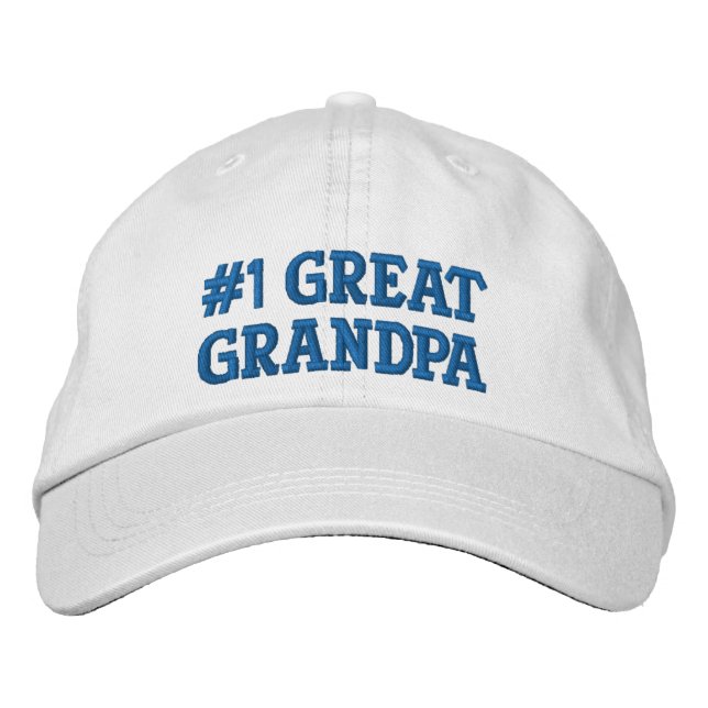 Brodée #1 Grand grand-père casquette brodé (Devant)