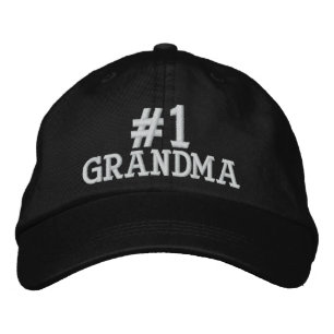 Brodée #1 Numéro un grand-mère Casquette brodé