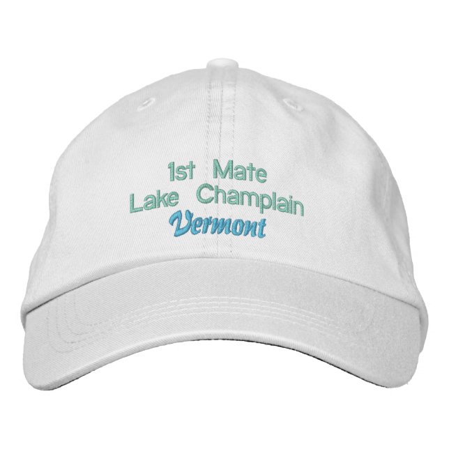 Brodée 1er Mate - Casquette ajustable féminin (Devant)