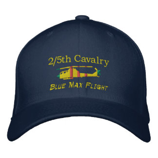 Brodée 2/5e Cavalerie Blue Max AH-1G Cobra Casquette brod