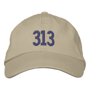 Brodée 313 Casquette brodé, Casquette de base en laine so