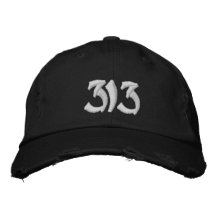 313 Casquette brodé, Casquette de base en laine so