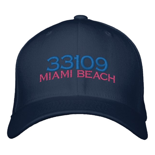 BRODÉE 33109 MIAMI BEACH FLORIDA CASQUETTE (Devant)