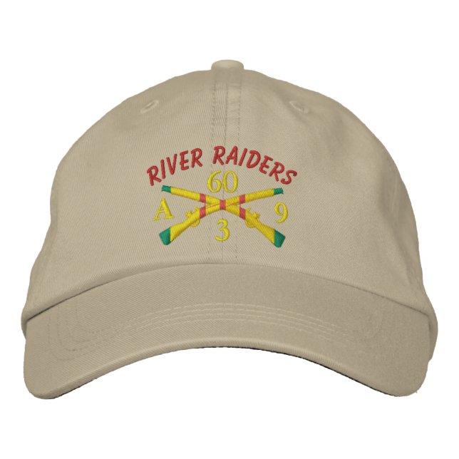 Brodée 3/60e Inf. Casquette des raiders de la rivière Rif (Devant)