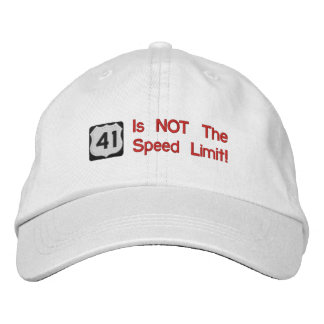 Brodée 41 N'Est PAS Le Casquette Limite De Vitesse