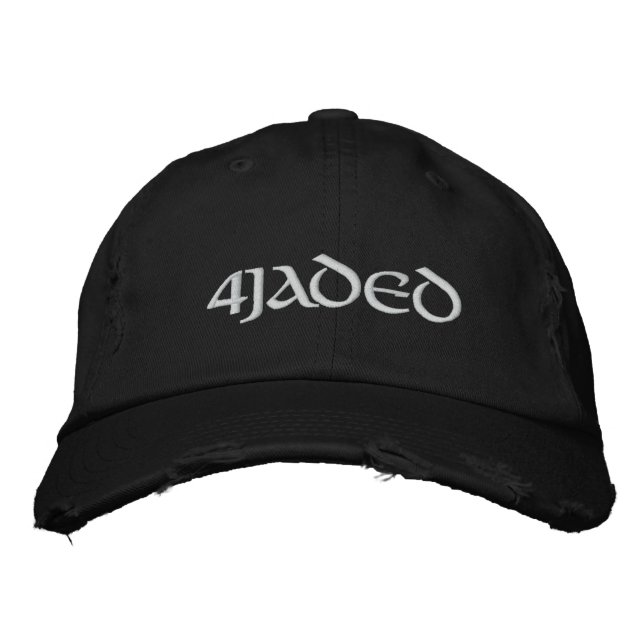 Brodée 4Jaded Casquette brodé foncé (Devant)