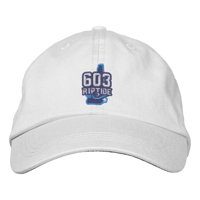 Brodée 603 Casquette réglable Riptide (Devant)