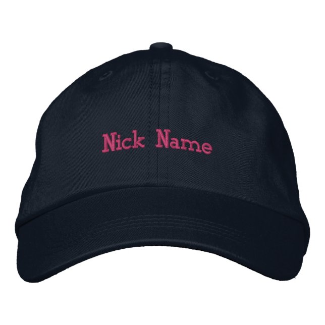 Brodée Acheter un chapeau casquette avec texte imprimé co (Devant)
