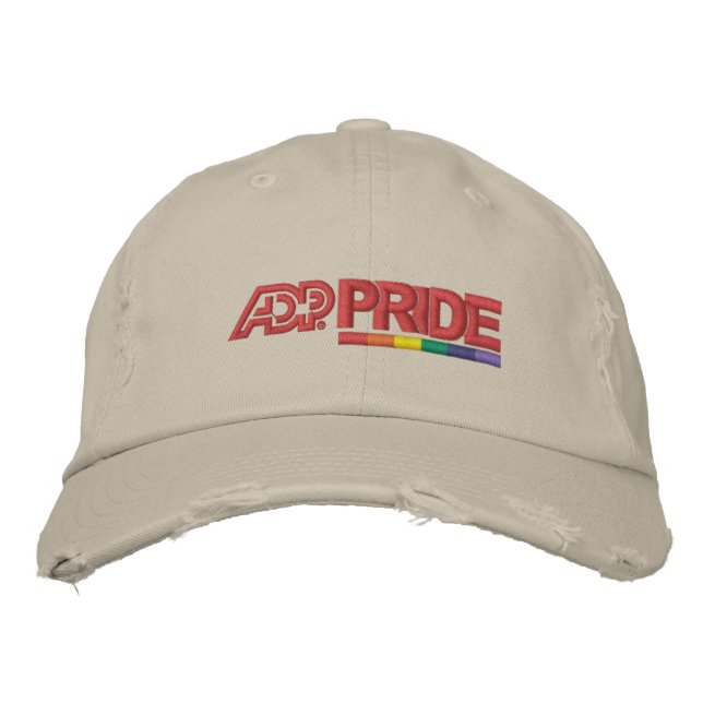 Brodée ADP Pride Casquette désorganisé - Tan (Devant)