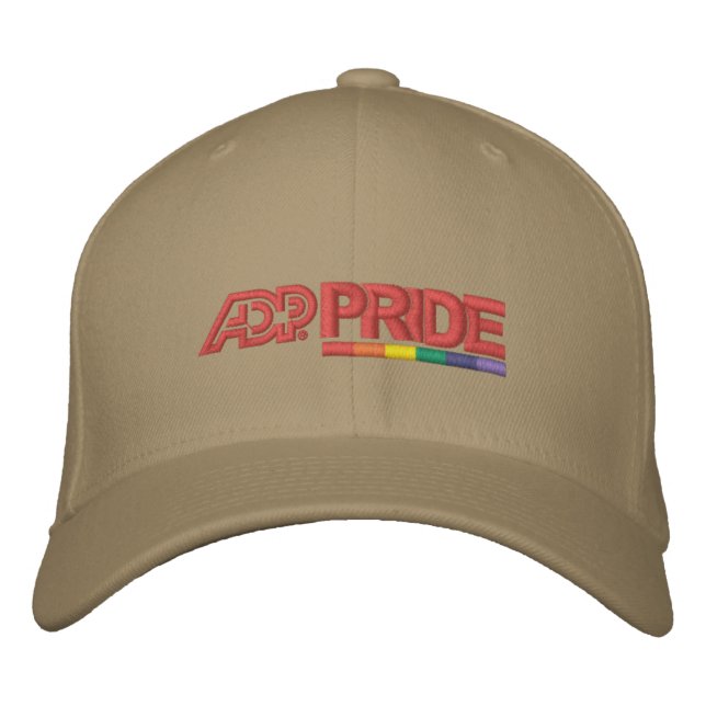 Brodée ADP Pride Flexfit Casquette en laine - Khaki (Devant)