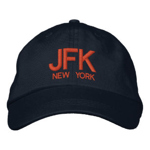 Brodée Aéroport JFK Casquette ajustable personnalisé