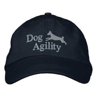 Brodée Agility Basenji Casquette brodé (foncé)