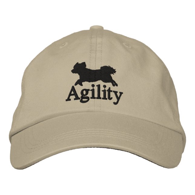 Brodée Agility Bichon Frise Casquette brodé (Devant)