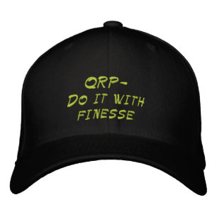 Brodée Amateur Radio QRP Finesse Casquette