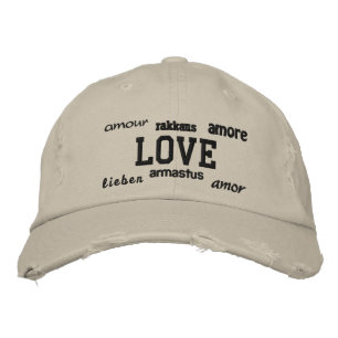 Brodée Amour - Casquette brodé