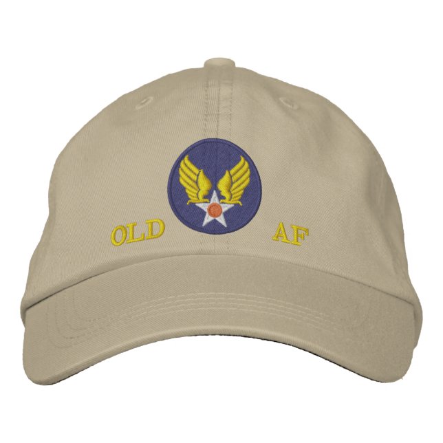 Brodée Ancien Casquette Brodé Air Force (Devant)