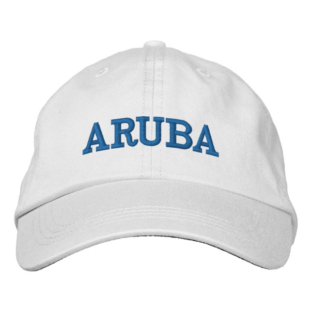 Brodée Aruba folâtre le casquette (Devant)