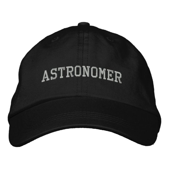 Brodée Astronome Astronomie Science Casquette brodé (Devant)