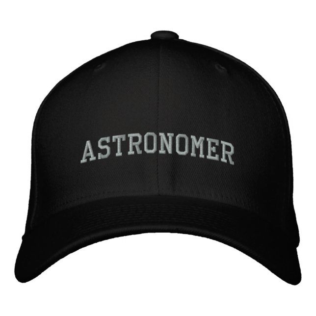 Brodée Astronome Astronomie Science Casquette brodé (Devant)