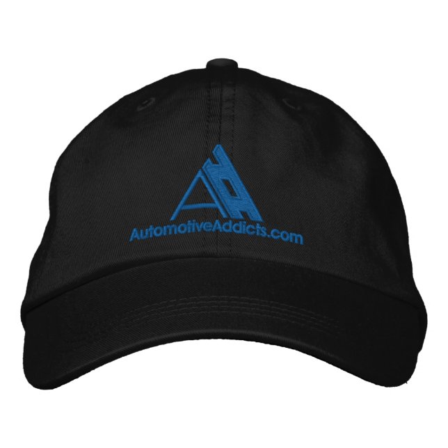 Brodée AutomotiveAddicts.com Casquette ajustable (Devant)
