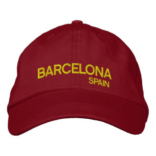 Brodée Barcelone* Espagne Casquette ajustable