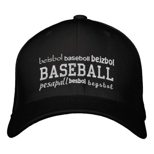 Brodée Baseball - Casquette brodé (Devant)