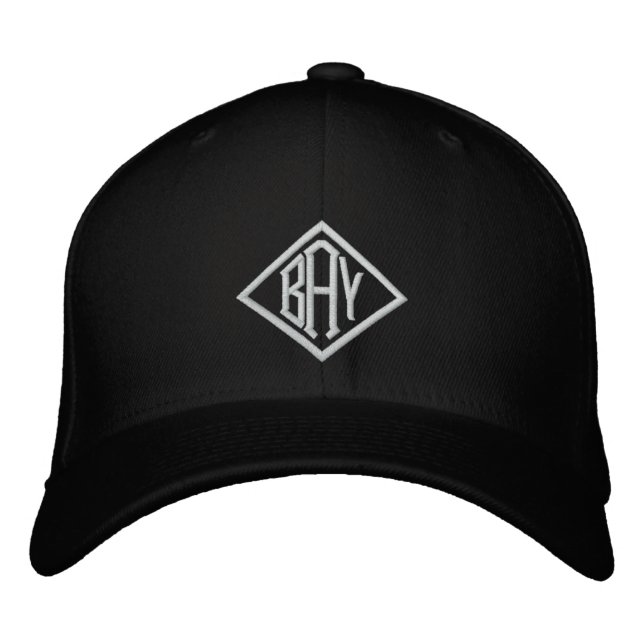 Brodée BAY Custom Baseball Casquette (Devant)