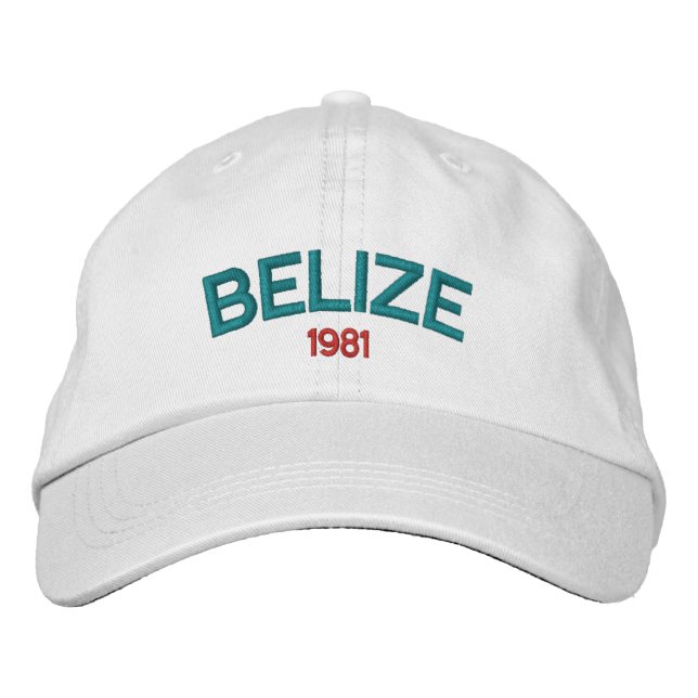 Brodée Belize 1981 Casquette brodé (Devant)