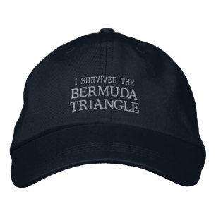 Brodée BERMUDA TRIANGLE casquette (neutre)