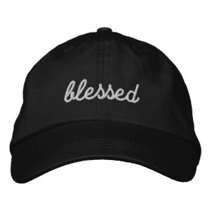 Brodée Bienheureux casquette de baseball brodé
