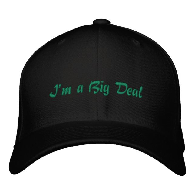 Brodée Big Deal - Casquette de baseball (Devant)