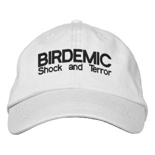 Brodée BIRDÉMIE - Casquette de choc et de terreur