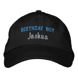 Brodée Birthday Boy Casquette personnalisé, Casquette de 