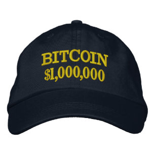 Brodée BITCOIN 1 000 000 $ casquette