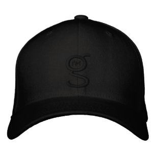 Brodée Black Flex Fit Casquette avec Black I'm G Logo