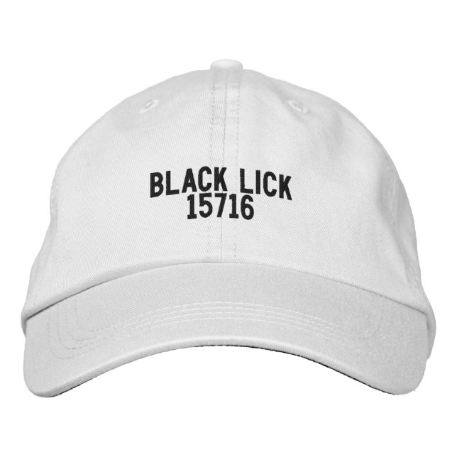 Brodée Black Lick Pennsylvania Casquette (Devant)