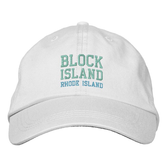 Brodée BLOCK ISLAND 1 casquette (Devant)