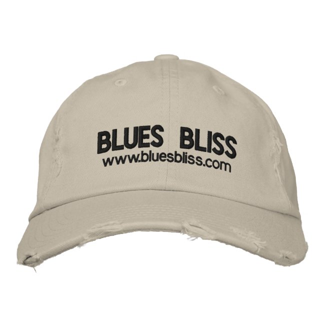 Brodée Blues Bliss Casquette en détresse (Devant)