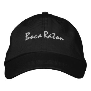 Brodée Boca Raton Florida Casquette de baseball brodé