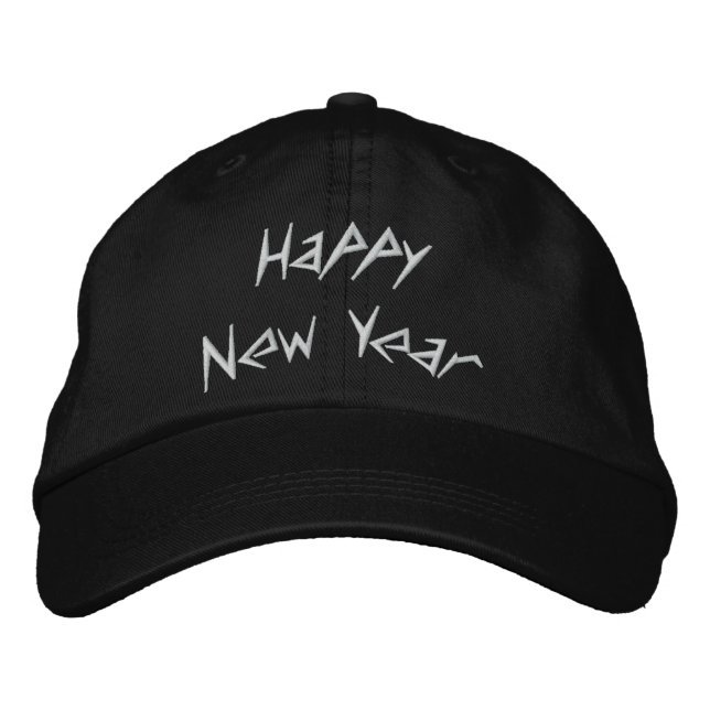 Brodée Bonne année Casquette brodé (Devant)