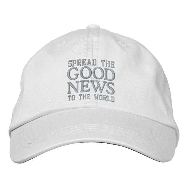 Brodée BONNE NOUVELLE casquette (femmes) (Devant)