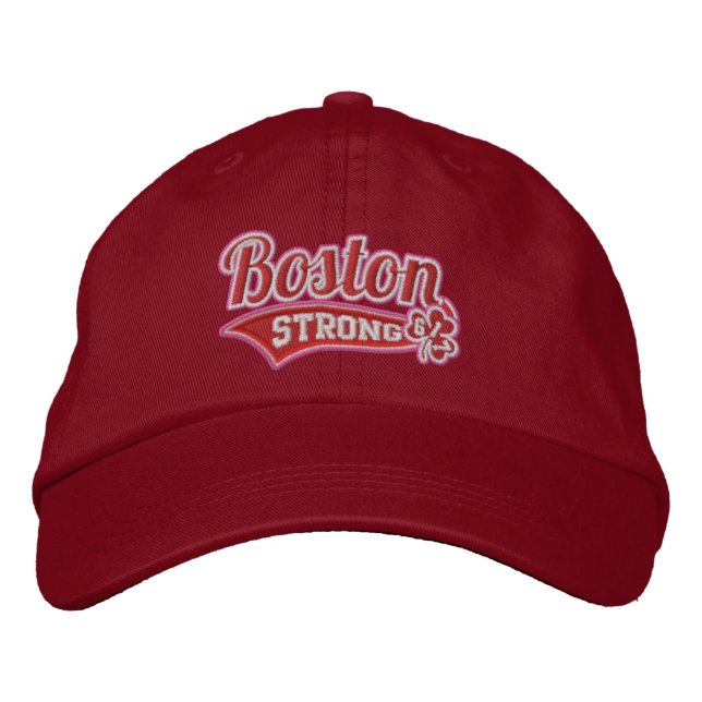 Brodée Boston Strong Ballpark Shamrock Casquette brodé (Devant)