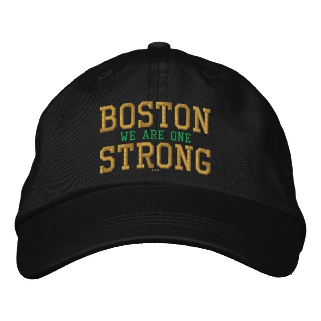 Brodée Boston Strong Nous Sommes Un Casquette Brodé (Devant)