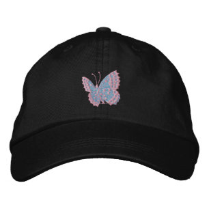 Brodée Bouteille bleu ciel Casquette